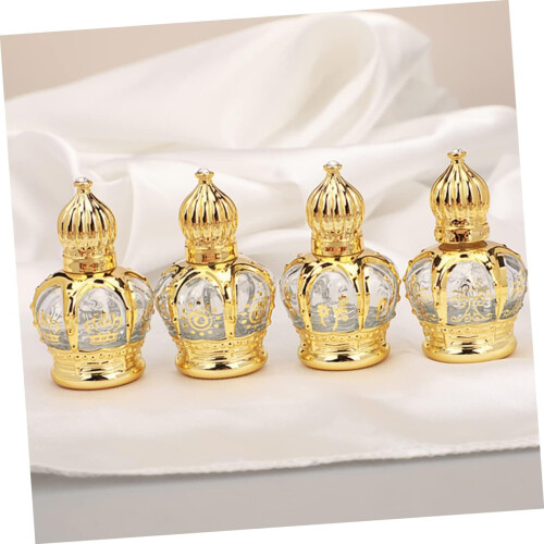 4pcs Essential Oil Roller Bottle Empty Perfume Bottles for Oils Refillable for Fragrances Assorted Style 2