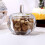 Glass pumpkin candy jar with lid 1 piece 6