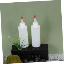 20 szt. czerwonych plastikowych butelek z ostrym otworem do ketchupu, musztardy, ostrych sosów i oleju