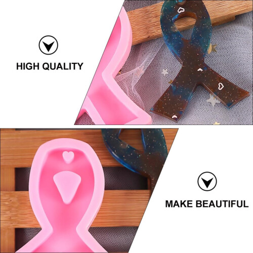 Schlüsselanhänger-Form, bandförmige Form, DIY-Harzform, Silikon-Gießform 1