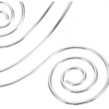 4er-Set Punk-Metall-Spiralarmbänder, silberfarben, verstellbar, mit spiralförmigem Schlangenmuster, Oberarmschmuck