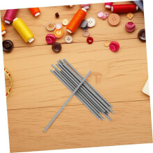 20 pezzi di blocchi in acciaio per maglia e uncinetto, essenziali per aste metalliche per tavola di bloccaggio e forniture per uncinetto