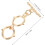 4pcs Necklace Extender Ring Toggle Clasps for DIY Bracelet Making Extension Chain 2