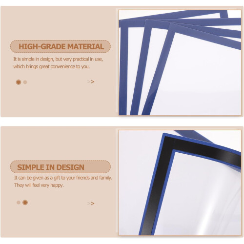 4er-Set Diamantbilder-Rahmen, selbstklebend, mit Magnetverschluss, schlichtes Design 2