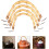 4pcs Teapot Handles Replacement Replaceable Teapot Grip Rattan Copper Material Smooth Surface 8