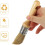 3pcs Beech Wood Handle Bristle Paintbrush Set, Multi-Function Household Art Brushes 4