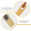 3pcs Beech Wood Handle Bristle Paintbrush Set, Multi-Function Household Art Brushes 6