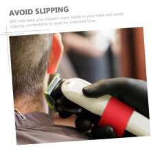 3pcs Medium Non-slip Silicone Hair Clipper Grip Rings Barber Protective Sleeves Anti-shock Covers