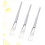 3pcs Crystal Handle Face Mask Brush Professional Makeup Applicator Brush for Face Mask Application 5