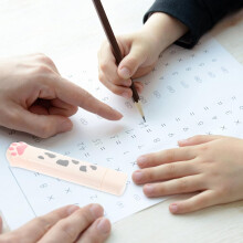Juego de 3 cintas correctoras con diseño de huella de gato y doble cabezal para estudiantes. Bolígrafos de cinta adhesiva portátiles.