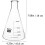3pcs Thickened High Borosilicate Glass Conical Flasks Set 100ml 250ml 500ml 2