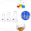 3pcs Thickened High Borosilicate Glass Conical Flasks Set 100ml 250ml 500ml 3