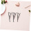 3pcs Black Engraved Copper Tie Clips for Men Secure Necktie Clasp 6