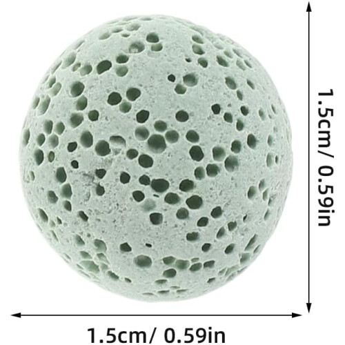20 pietre laviche vulcaniche da 16 mm per diffusore di aromi 1