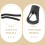 20pcs Black Plastic Zipper Pulls Non-Skid Design Easy to Install Sturdy Zipper Rope Tabs 7