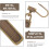 Metal Zipper Head Zipper Pulls Replacement 20Pcs Assorted Color Replaceable 6
