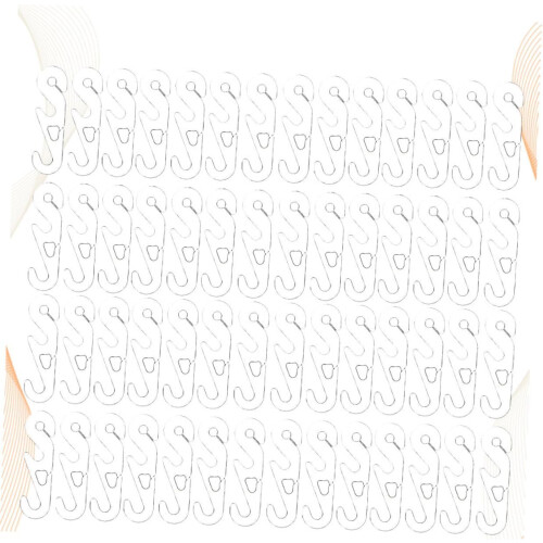 200pcs Adjustable Mask Buckle s Shaped Mask Extension Hook Slip Hook for Ear 1