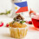 200pcs Philippines National Flag Shaped Cocktail Picks Creative Wood Fruit Picks Practical Decorative 7
