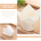 Disposable Cake Holders White Nonstick Baking Cups Paper 200pcs 3