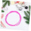 200Pcs Plastic Lacing Cord 1.8mm DIY Bracelet String Craft Lacing String 6