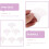 200Pcs Quilting Piercing Paper Template Shell Shape 54Mm DIY Patchwork Quilting Supplies 3