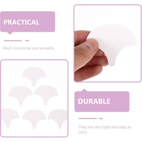 200Pcs Quilting Piercing Paper Template Shell Shape 54Mm DIY Patchwork Quilting Supplies 2