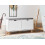 Beliani Shoe Storage Bench MINERAL White 2