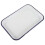 Plaque de cuisson rectangulaire en émail blanc 34 x 24 cm 2