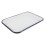 Plaque de cuisson rectangulaire en émail blanc 34 x 24 cm 3