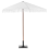 Beliani Market Parasol 258 cm MURASA White 5