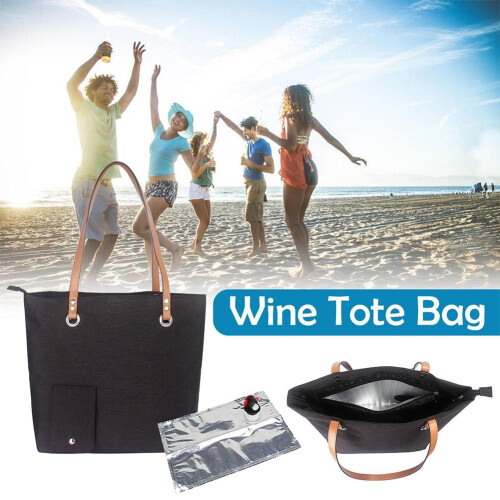 Sac à vin de plage portable avec isolation thermique 2