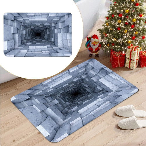 Tapis antidérapant à illusion d'optique 3D 50 x 80 cm 1