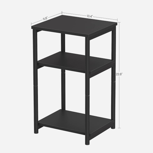 Table d'appoint noire pour salon ou chambre 1