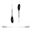 Boat Paddle Rubber Inflatable Alloy 2 pcs 2