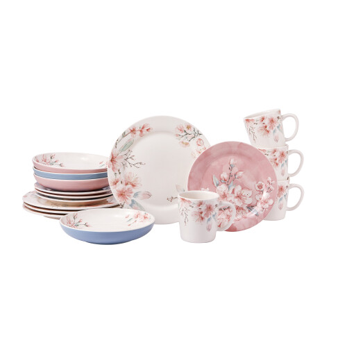 Σετ κεραμικών μπολ ζυμαρικών Sakura Spring 35oz 4-pack 2