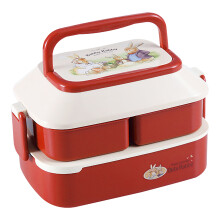 Boîte à lunch double couche pour enfants avec un adorable lapin