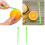 Pelapatate per arance, 2 pezzi, per aprire facilmente la frutta. 1