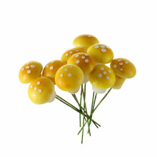 Mini cserepes növények dekoráció színes díszek 8 db