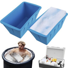 Machine à glaçons en silicone Qenwkxz, 2 pièces, 3,6 kg (8 lbs)