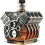 Carafe à whisky V8Engine en résine de qualité supérieure 2