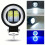 Refletor de trabalho LED redondo com Angel Eye, 12-36V, 6500K 1