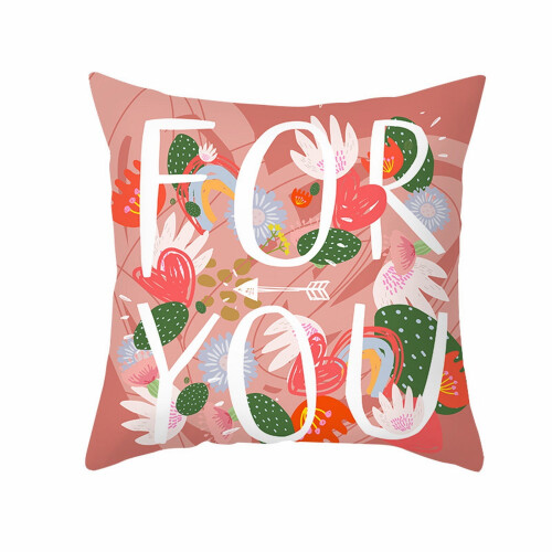 Housse de coussin pour la Saint-Valentin 45 x 45 cm