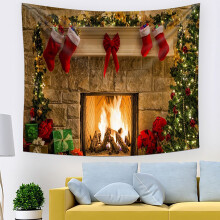 Decorazione natalizia per albero di Natale, compatibile con arazzi in stile europeo, decorazione per lo sfondo della stanza.