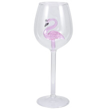 Verres à vin rouge à motif flamant rose - 1 pièce