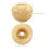 Decoratieve lampenkap van riet, beige, 1 stuk 2