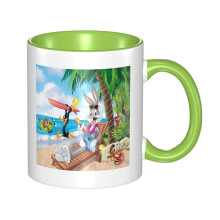 Mug en céramique Looney Tunes 325 ml vert