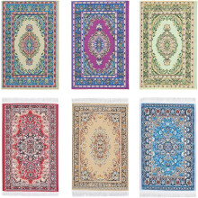 6pcs Mini Vintage Turkish Carpets for Dollhouse Decor