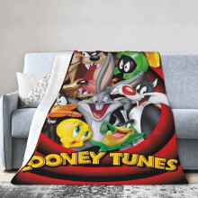 Looney Tunes plush throw blanket 50x60 inches