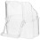 Transparent PP-fågelmatskål för bur – 2-pack 1