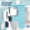Flexible Silikon-Toilettenbürste mit C-förmigem Kopf 4